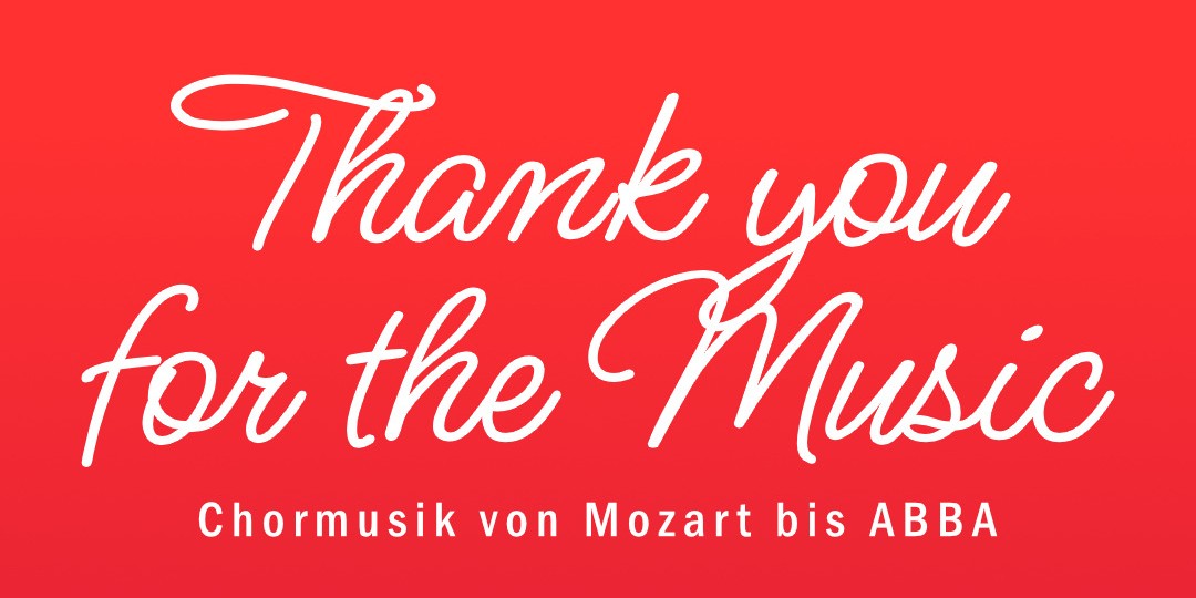 Thank you for the music